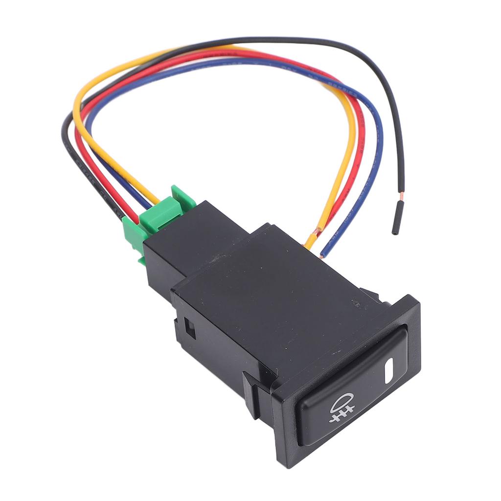 Fog Light Push Button Switch With Harness Safe Connection Shockproof Replacement for Camry Hiace Elantra