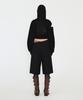 Daiaegeuneol Crop Button Knit Top (Black)