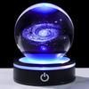 Qianwei 3D Laser-Etched Galaxy Crystal Ball 80 Mm with LED Base (Ambient Light & Decor)