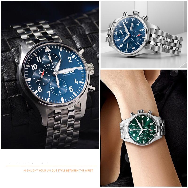 Pro IWC Řemínek k hodinkám Pilot IW377714 IW377717 IW377710 Malý princ Mark 17 18 Přesný nerezový řetízek k hodinkám 20mm 21mm