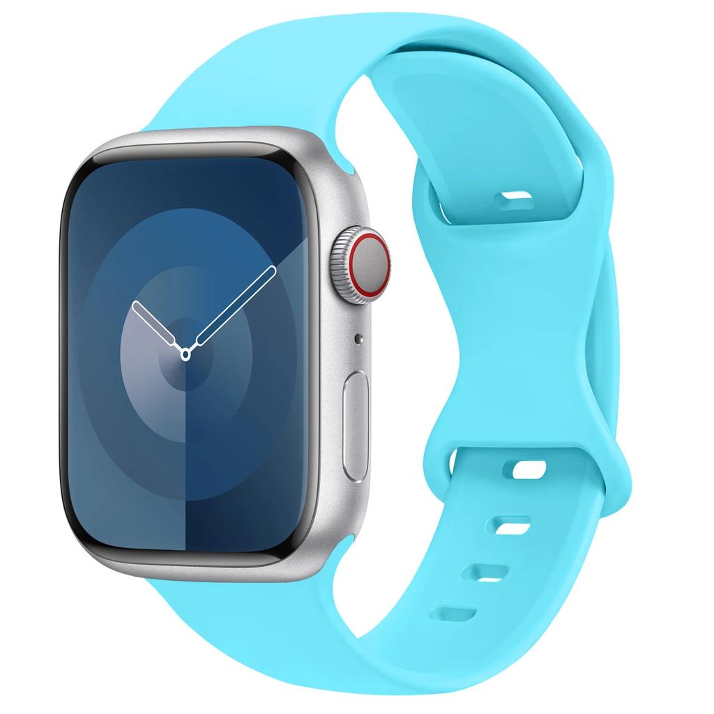 Silikonarmband für Apple Watch Band 45mm 44mm 41mm 40mm 42mm 46mm ultra 49mm Sportarmband correa series 11 7 8 9 10 4 3 5 6 se