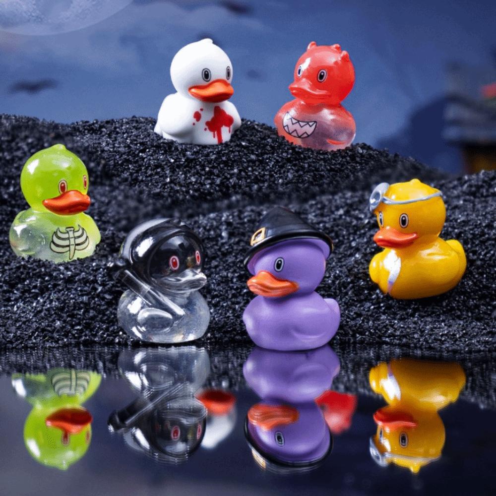 Creative Halloween Decoration Courtyard Terrarium Resin Craft Mini Duck Accessories Aquarium Decoration Halloween Decorations