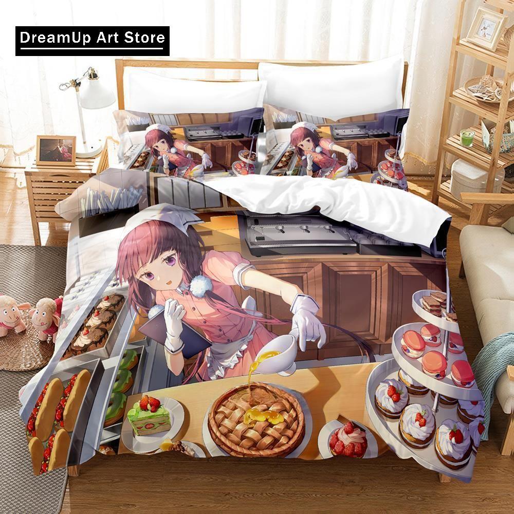 Kawaii Grils Blend S Bedding Set Single Twin Full Queen King Size Bed Set Adult Kid Bedroom Duvet Cover Sets Anime Bed Sheet Set