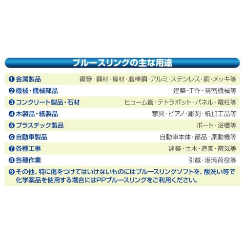 Tesac Blue Sling, JIS Grade 4, Eye-Eyed on Both Ends, 35mm Wide x 4.5m Long