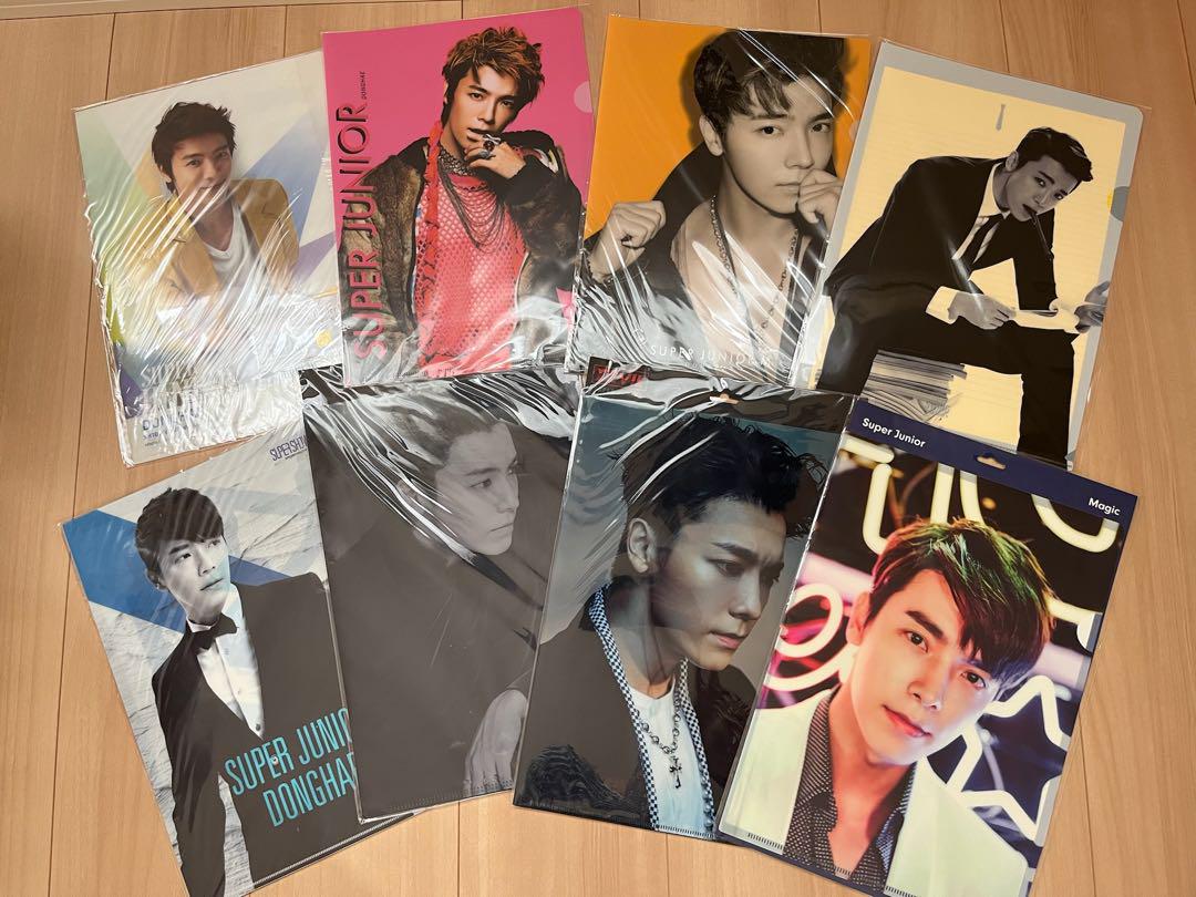 

[USED] SUPER JUNIOR Donghae Clear File Set of 10