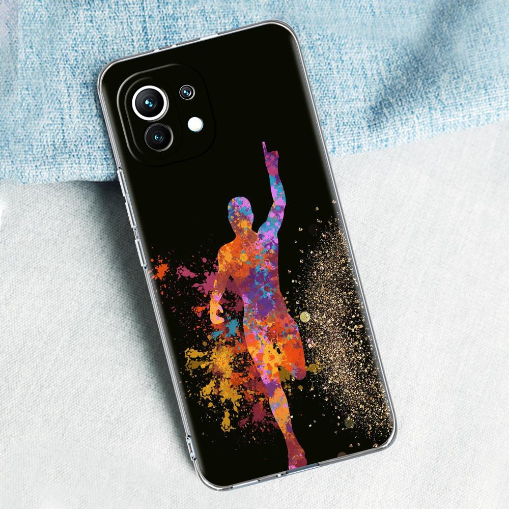 Phone Case For Xiaomi Mi 15 14 13 12 11 Lite 15T 13T 12T Pro Poco X7 X6 X5 Pro 5G X3 NFC F7 F6 F5 Cover Run marathon Running