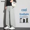 Men's Summer Quick-Dry Ice Silk Straight-Leg Cargo Pants