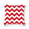 Red Geometric Pillowcase Living Room Sofa Cushion Polyester Pillowcase Home Bedroom Car Decorative Pillowcase 45X45Cm