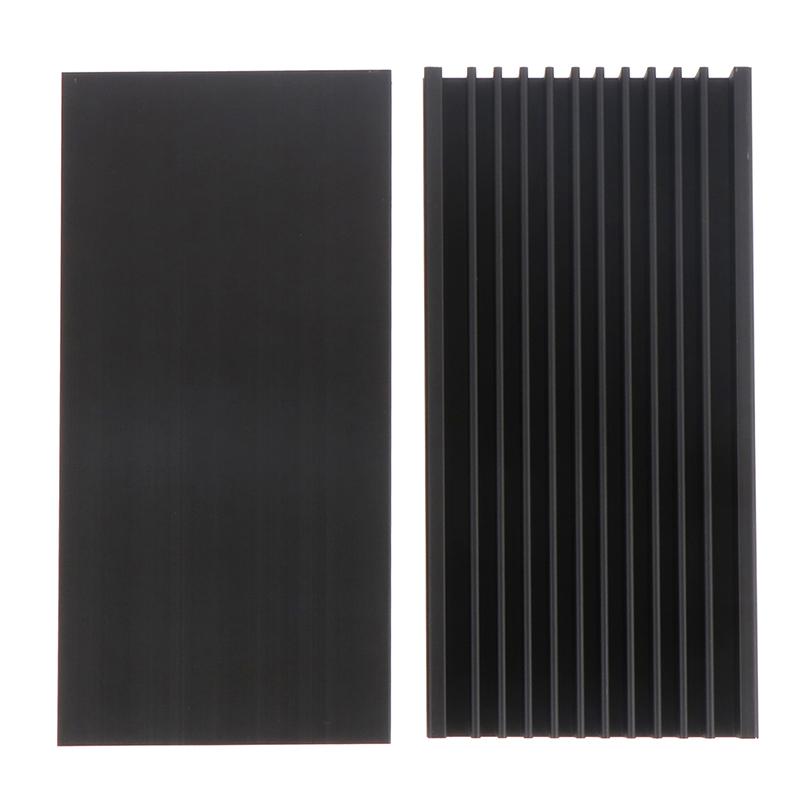 1Pc Aluminum Heatsink Cooler 50*100*12.7Mm Led Ic Fan Power Amplifier Radiator