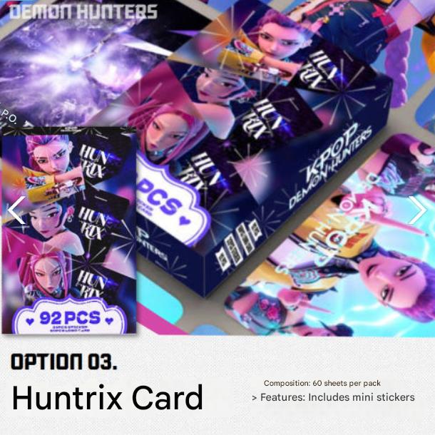 K-Pop Demon Hunters CARD SET (KPDH, SAJA BOYS, HUNTRIX)  (5 Options)