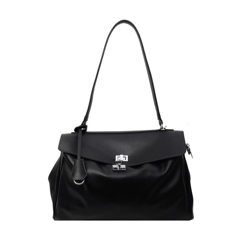 Handbag Women s Trendy Korean Niche Armpit Bag Foreign-style Large-capacity Commuter Large 37x26x13