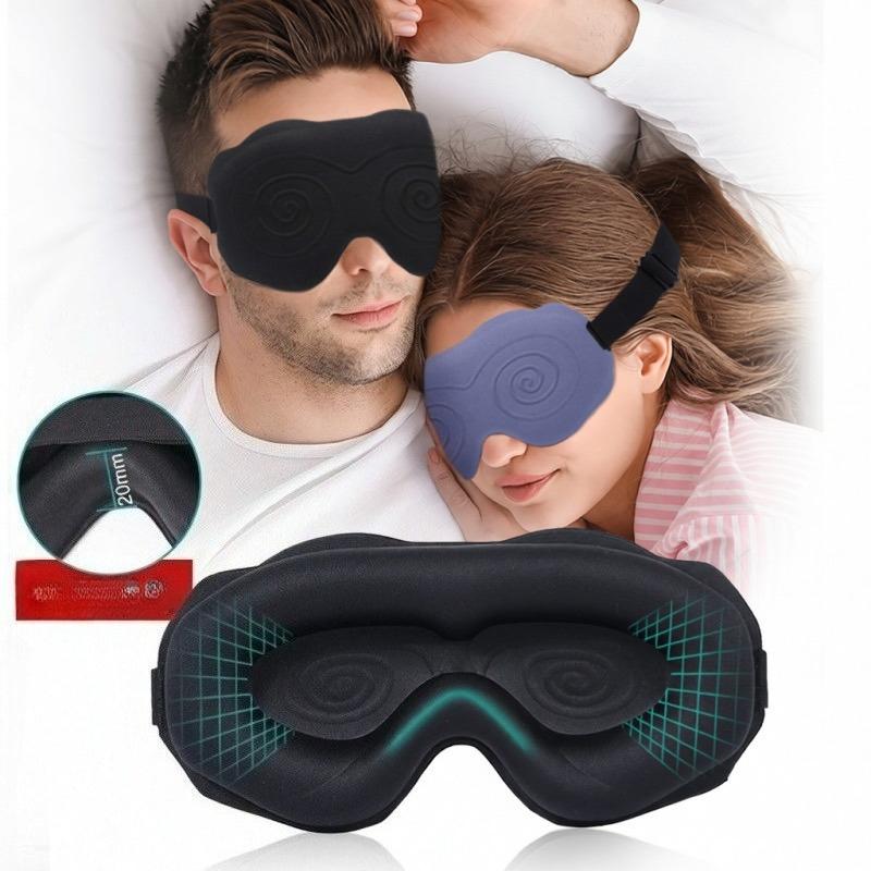 3D Sleeping Mask Block Out Light Soft Padded Sleep Mask for Eyes Slaapmasker Eye Shade Blindfold Sleeping Aid Face Mask Eyepatch