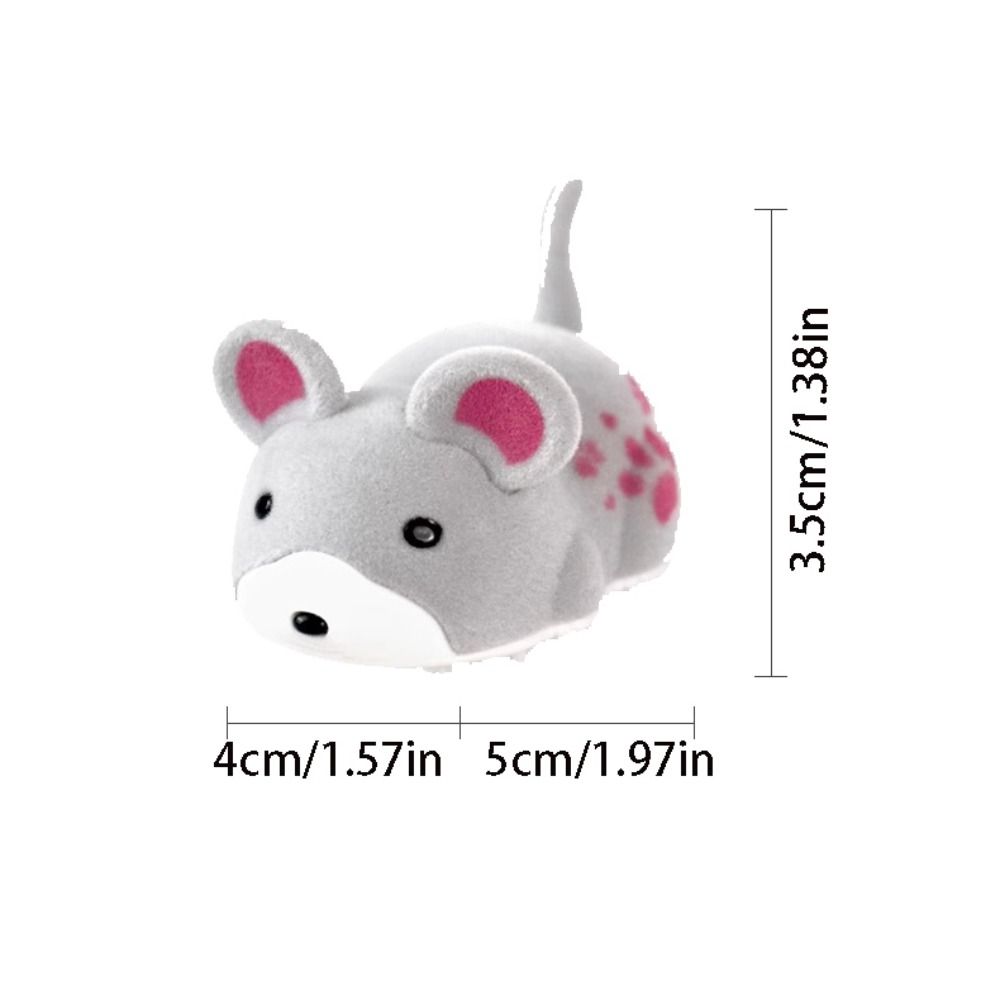 Wear-resistant Electric Hamster Toy Cute Simulation Hamster Cat Teasing Toys  Interactive