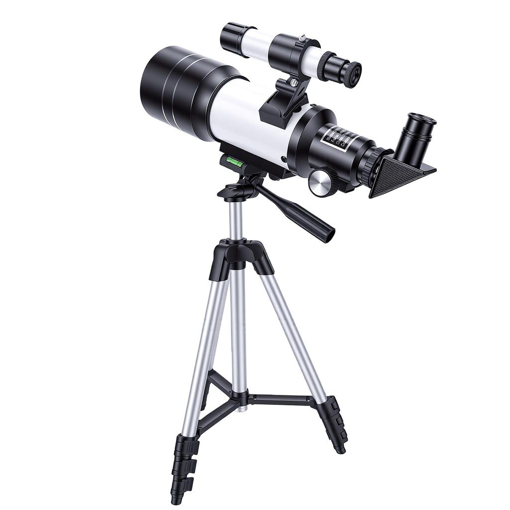 Astronomy Telescope for Kids Adults 70mm Aperture 300mm Focal Length HD Portable Refractor Telescope with Tripod for