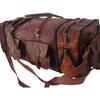 New LEATHER DUFFEL WITH TOILETRY BAG TRVELLING COMPLETE COMBO WITH NICE TOILETRY AND GREAT DUFFEL