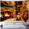 Christmas Tree Snow Tapestry Wall Hanging New Year Gift Elk Christmas Home Decoration Bohemian Aesthetics Bedroom Decoration