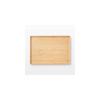 MUJI Stackable Bamboo Rectangular Storage Box with Half Lid, 26cm (W) X 185cm (D) X 25cm (H), Item
