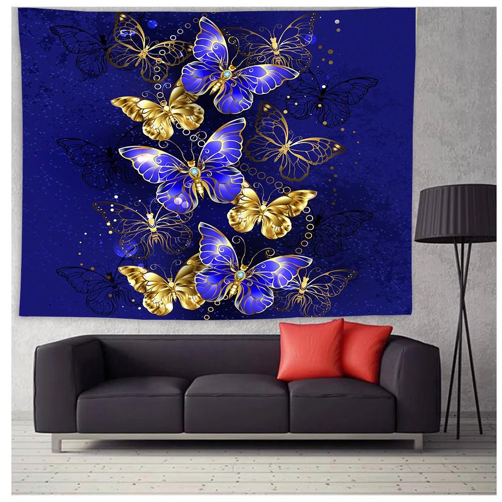 Butterfly Tapestry Colorful Butterfly Wall Art Tapestry Home Decor for Bedroom Living Room Dorm Aesthetic Tapestry Wall Hanging