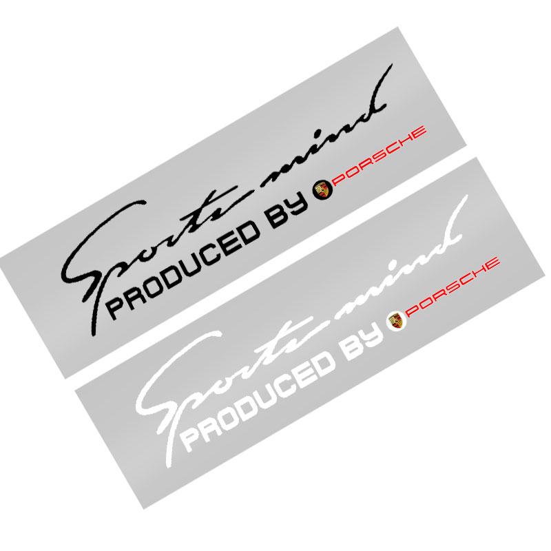 1ks Přední světlo auta Obočí 3D Samolepka Dekorátor Kapota motoru Sportovní design Pro Porsche Cayenne Panamera Macan Boxster 911 928 944 918 917