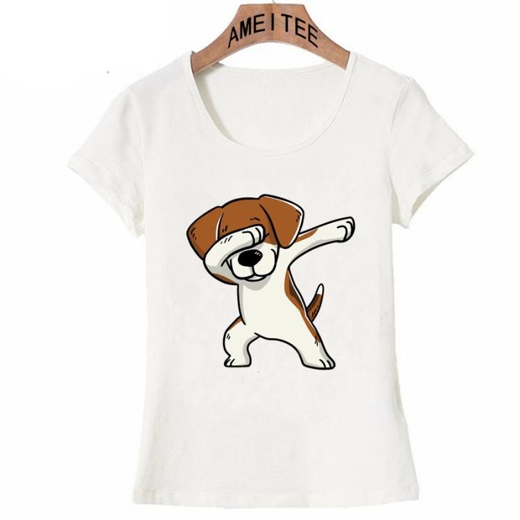 Summer Women T Shirt Corgi Dabbing T Shirt Welsh Corgis Dab Dance Funny Gifts Print T