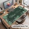 Mountain Landscape Theme Customized Mouse Pad Personalized Print Name Text Desk Mat For Home Office Table Decor
