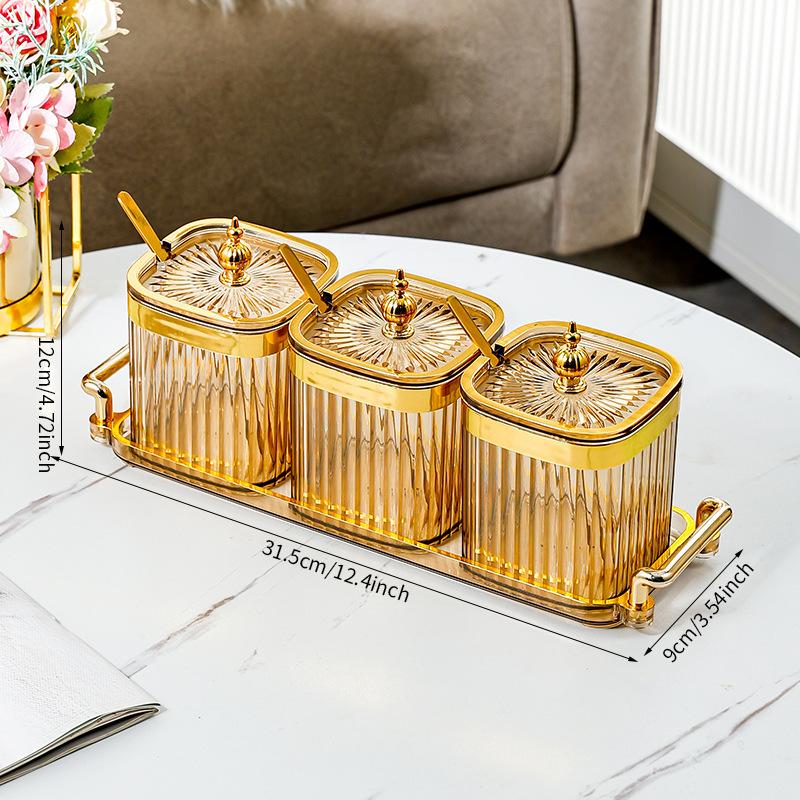 Spice Storage Box Home Kitchen High-end Peppercorn Condiment Seasoning Jar Food Grade Dry Material Sealing Jar Set