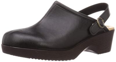 Barbara Polo and Racquet Clog Easy To Cm [Santa Club] Sandals, Wear, PO1155, Women's, Black, 23.0~23.5