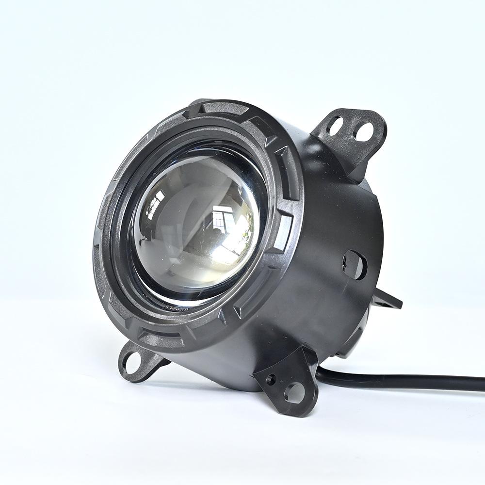 3 Inch LED Fog Light Lens Waterproof Car Motorcycle Universal 12V Low Beam 60W High Power Super Bright Headlight White Light