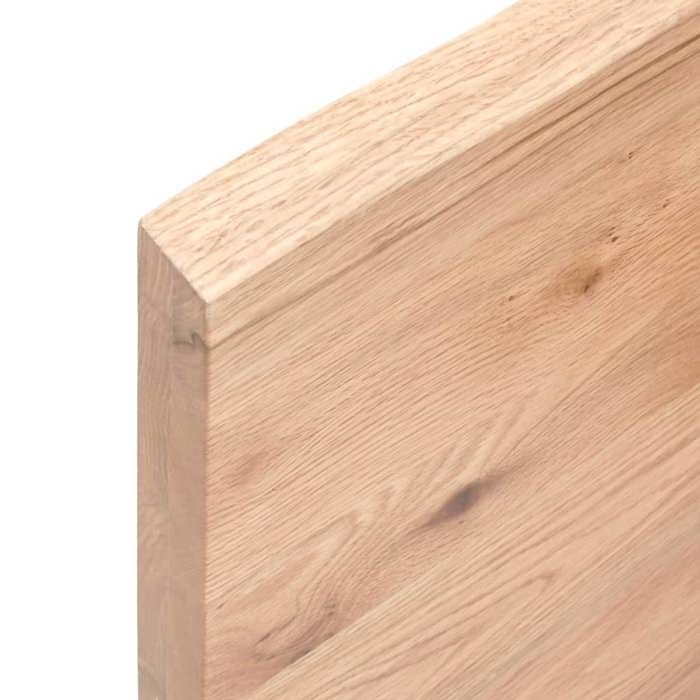 VidaXL Étagère murale marron clair 40x40x4 cm bois chêne massif traité 363630