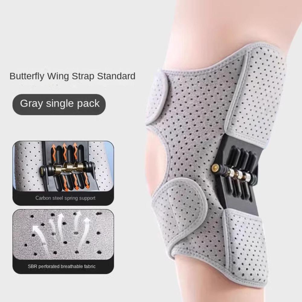 

Adjustable Strap Joint Support Knee Pad Breathable Knee Compression Sleeve Mountaineering чорний