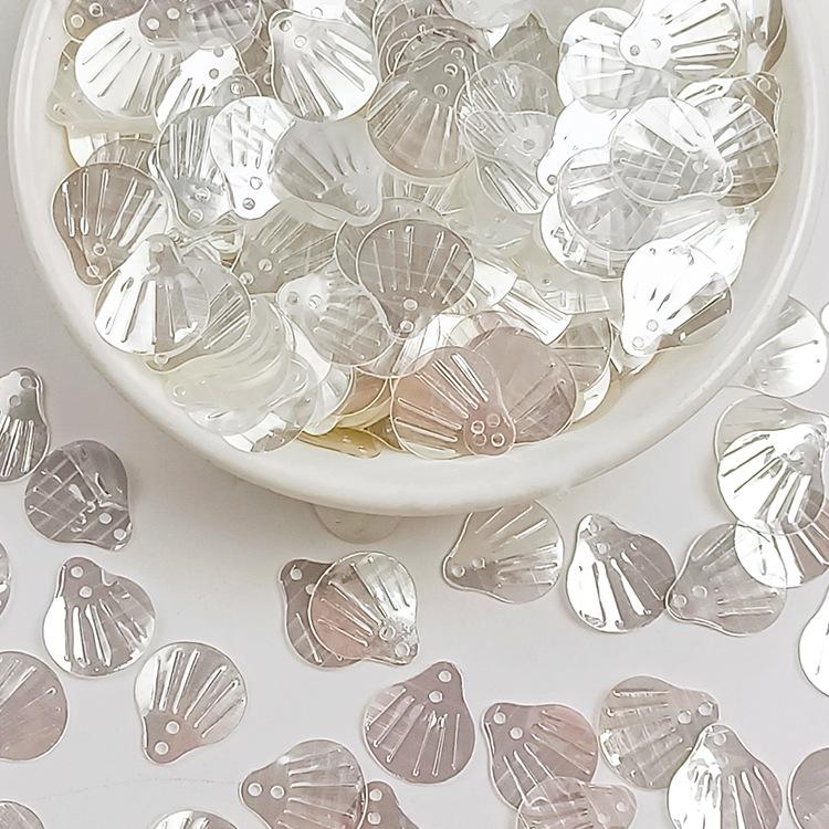 Irregular High-Flash Silver Crystal Sequin Jewelry DIY Accessories