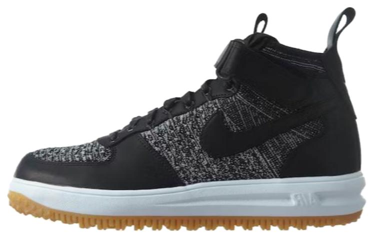 

Nike Lunar Force 1 Flyknit Workboot Черный/Белый Волк Серый 855984-001 42