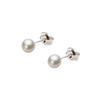 Akoya Pearl 14K White Wrapping 4.5mm Earrings, HA00045R13CW0PA02W, Gold, Pearl, Women's [Gift Available]