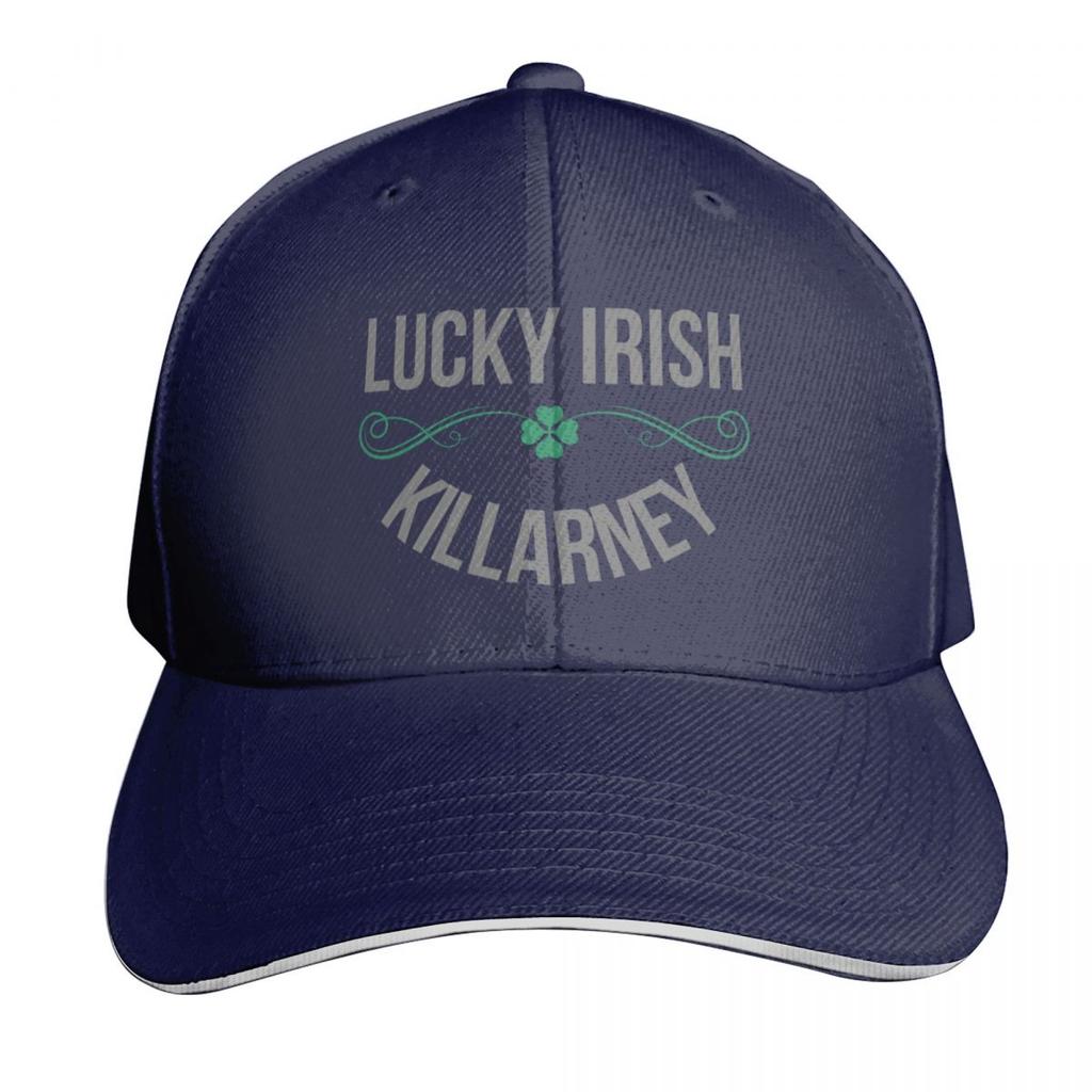 Lucky Irish Killarney Baseball Cap Breathable Mesh Back Adjustable Buckle Closure Moisture Wicking Quick Dry