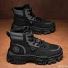 Retro Workwear Men's Boots 2024 Autumn High Top Casual Breathable Mountaineering Wear-resistant Anti Slip Men's Shoes Zapatos