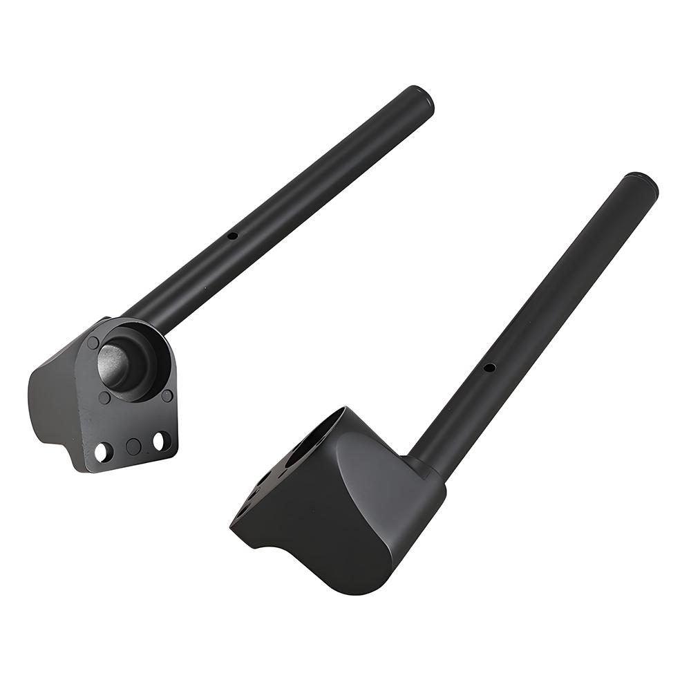 Split Handlebar Handle Bar Poem For KAWASAKI Ninja 300 300R 250 250R EX250 Motorcycle Black Aluminum 2008-2017 2014 2015 2016