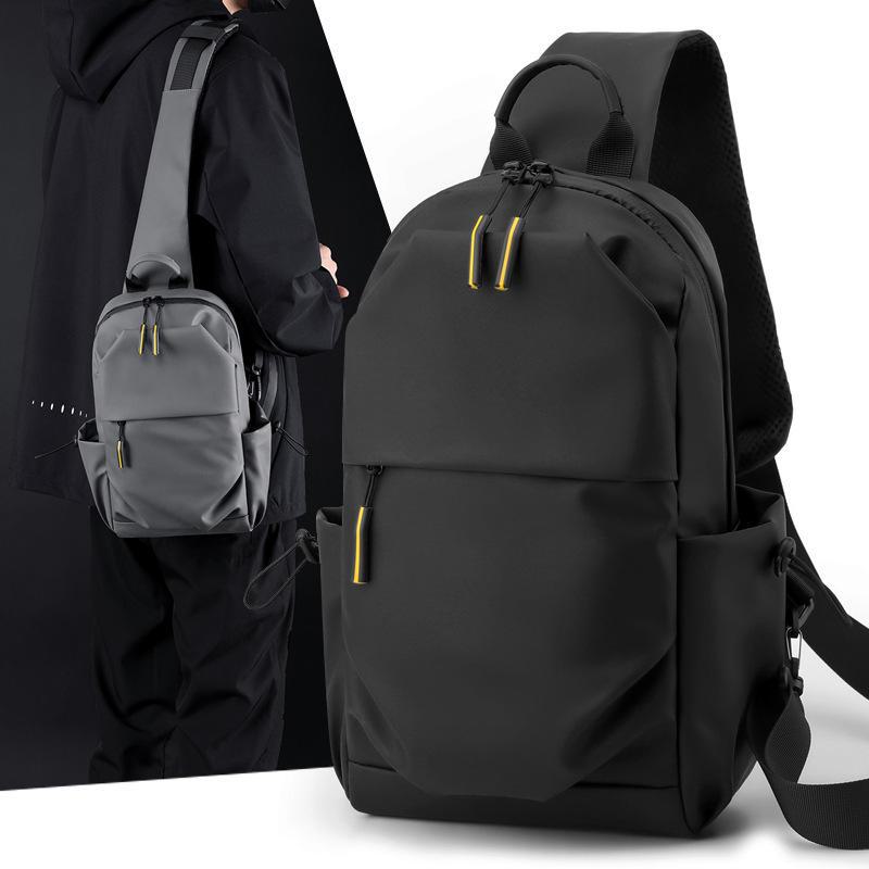 2024 Men's Large-Capacity Fashion Waist Bag - Oxford Cloth Running Chest Bag