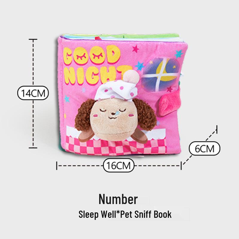 

30-Day Set: 1278-Piece Korean Cute Snuffle Toy with Sound, Hide-and-Seek Food Puzzle, Dog Sleep Aid, and Pet Toy Book