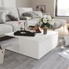 White Coffee Table 80 x 80 x 31 cm Engineered Wood