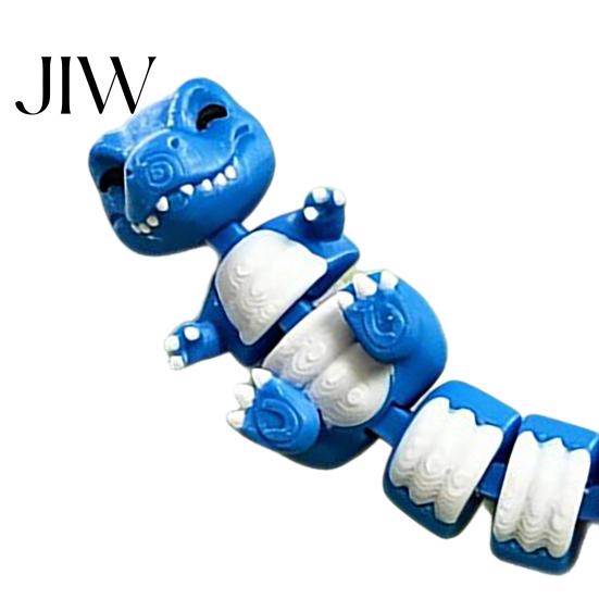 Mini Dinosaur Figure for Schoolbags 3D Printed Articulated Tyrannosaurus Rex Keychain Kids Adults Stress Relief, Flexible T-rex Pendant Backpacks