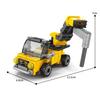Ingenieurwesen Turmdrehkran LKW Bagger Kran Wagen Stadt Baufahrzeug Auto Bausteine Ziegel Modell Kinderspielzeug Geschenk