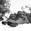 39-47 Men's Outdoor High-top Wear-resistant Non-slip Hiking Shoes Large Size Snow Boots