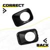 2X For Honda Pilot 2009-11 Exterior Fog Light Lamp Bumper Cover Bezel Left+Right