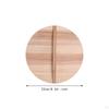 Round Wooden Lid for Cooking Pots, Lightweight Skillet Cover, Kitchen Accessory
