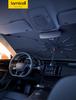 2025 Lamicall Car with Ten Reinforced Fiberglass Car Windshield Light Heat UV Car Heat Includes Storage Black Umbrella-Style Sunshade, Front, Ribs