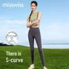 MissWiss Women's Slimming High-Waist Shark Pants