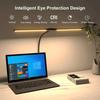 Double Head Desk Lamp Clip-on LED 3 Modes Brightness Adjustable USB Adapter Suitable for Reading Studying Piano Monitors Office