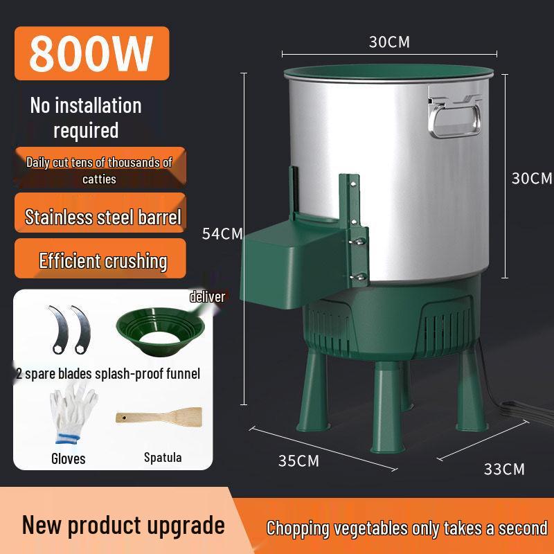 Multi-Function Stainless Steel Grass & Vegetable Chopper for Poultry and Home