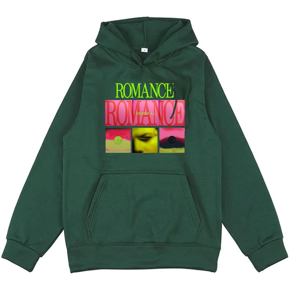 Graphic Hoodies Band Fontaines D.C.Romance Sweatshirts Moletom Ropa Hombre Winter Soft Long Sleeve Clothes Men
