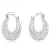 Nieuwe Trend 925 Sterling Zilver Fijne Holle Ronde Creolen Voor Mode Vrouwen Charme Feest Sieraden Cadeau Punk Oorbellen